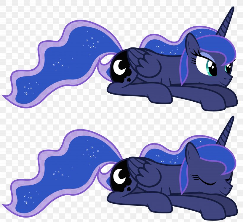 Princess Luna Princess Celestia Pony Rarity, PNG, 7000x6400px, Princess Luna, Animal Figure, Area, Blue, Cartoon Download Free