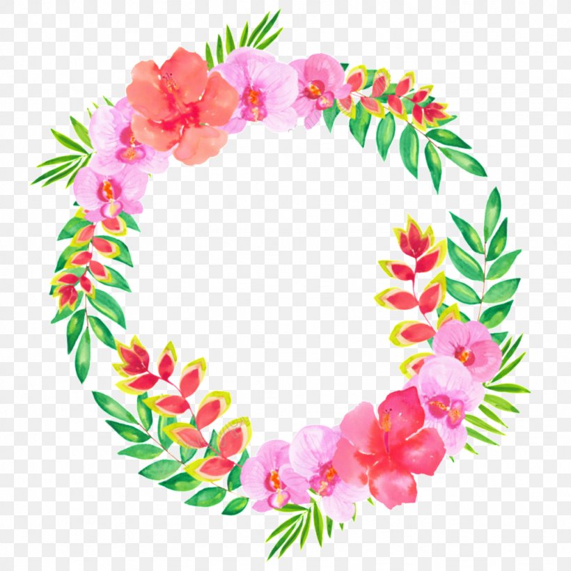 Watercolor Painting Flower Wreath Vector Graphics Illustration, PNG, 1024x1024px, Watercolor Painting, Art, Cut Flowers, Drawing, Fashion Accessory Download Free