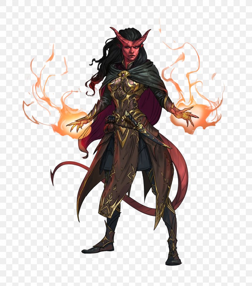 Dungeons & Dragons Tiefling Player Character Warlock Demon, PNG, 1484x1686px, Dungeons Dragons, Action Figure, Armour, Costume, Costume Design Download Free