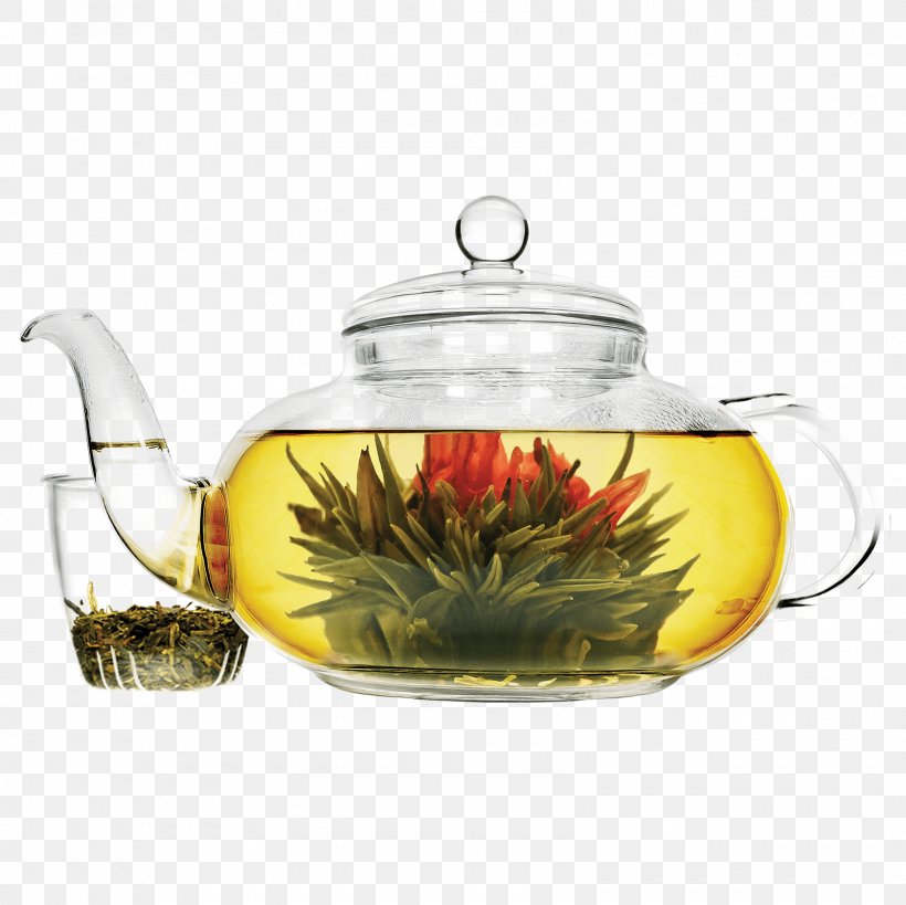 Flowering Tea Green Tea Infuser Teapot, PNG, 1600x1600px, Tea, Beer Brewing Grains Malts, Borosilicate Glass, Drink, Earl Grey Tea Download Free