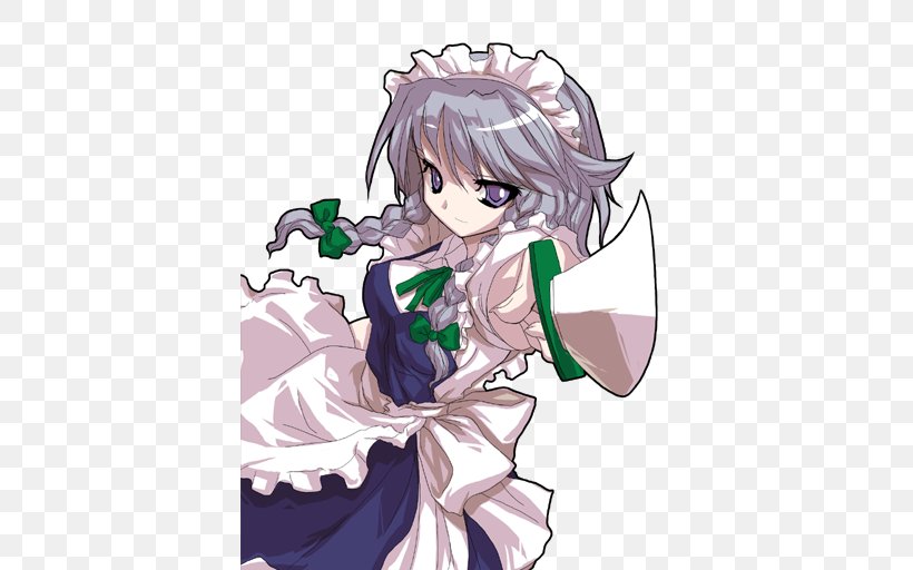 Immaterial And Missing Power The Embodiment Of Scarlet Devil Sakuya Izayoi Video Game Scarlet Devil Mansion, PNG, 512x512px, Watercolor, Cartoon, Flower, Frame, Heart Download Free