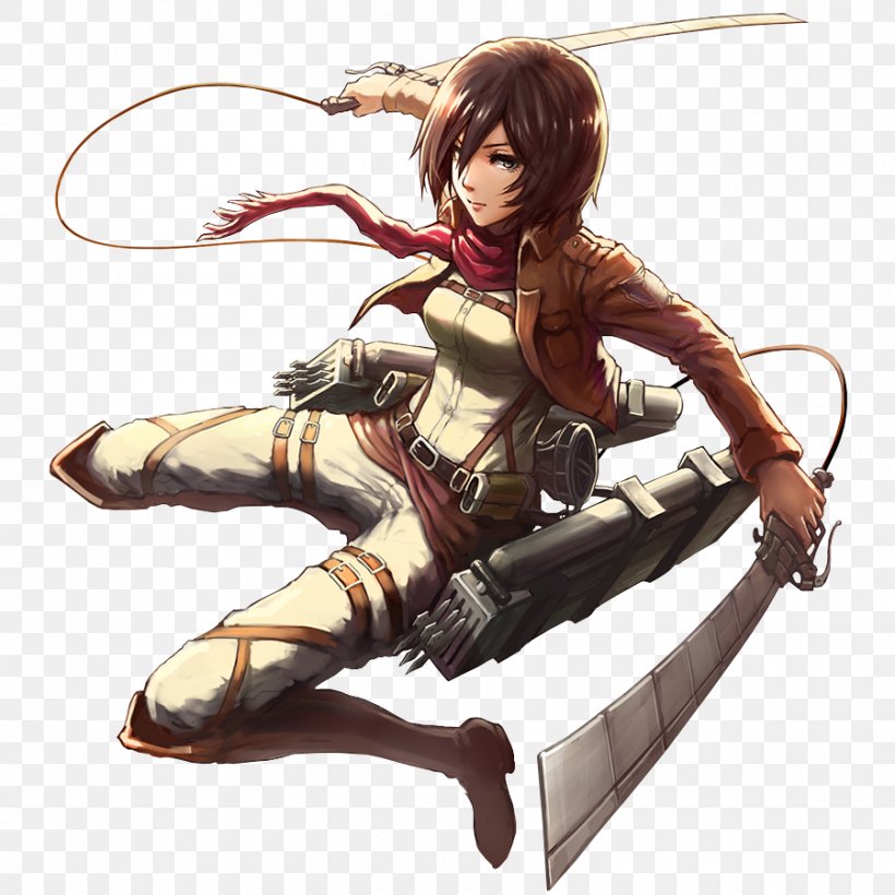 Mikasa Ackerman Eren Yeager Attack On Titan Fan Art, PNG, 900x900px, Watercolor, Cartoon, Flower, Frame, Heart Download Free