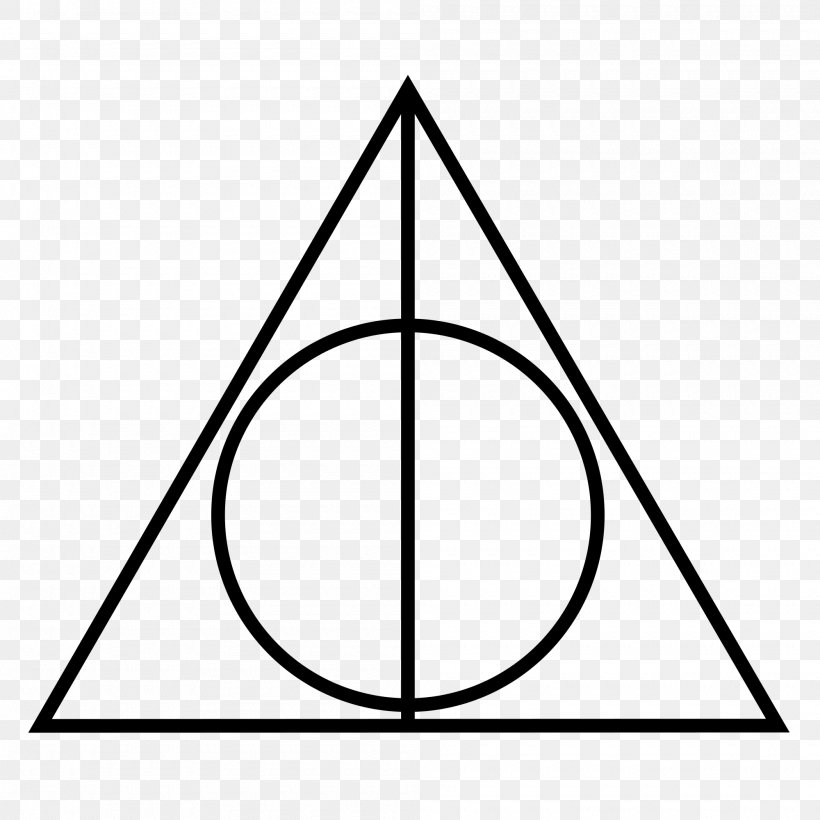 Harry Potter And The Deathly Hallows The Tales Of Beedle The Bard Symbol Albus Dumbledore, PNG, 2000x2000px, Tales Of Beedle The Bard, Albus Dumbledore, Area, Black And White, Decal Download Free
