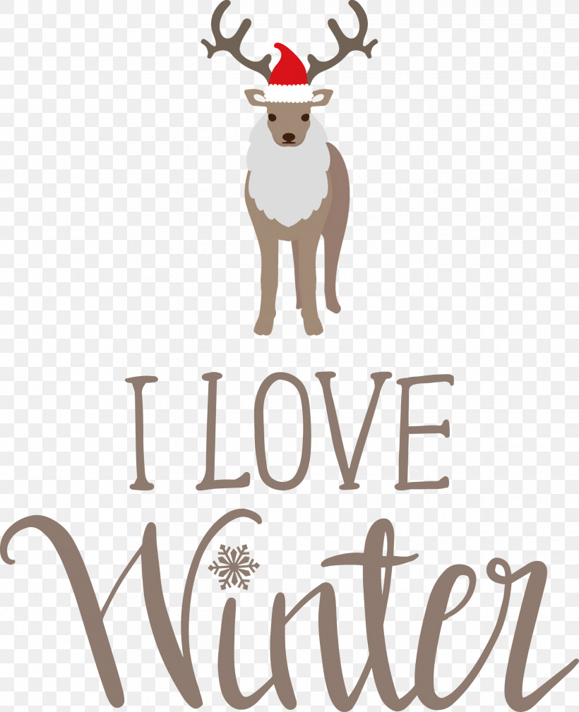 I Love Winter Winter, PNG, 2437x3000px, I Love Winter, Antler, Biology, Deer, Logo Download Free