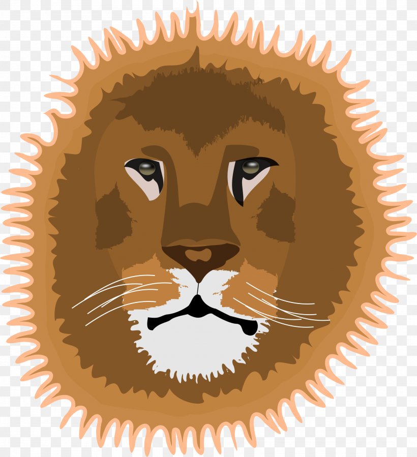 Lion's Head Cartoon Clip Art, PNG, 2178x2389px, Lion, Big Cats, Carnivoran, Cartoon, Cat Like Mammal Download Free