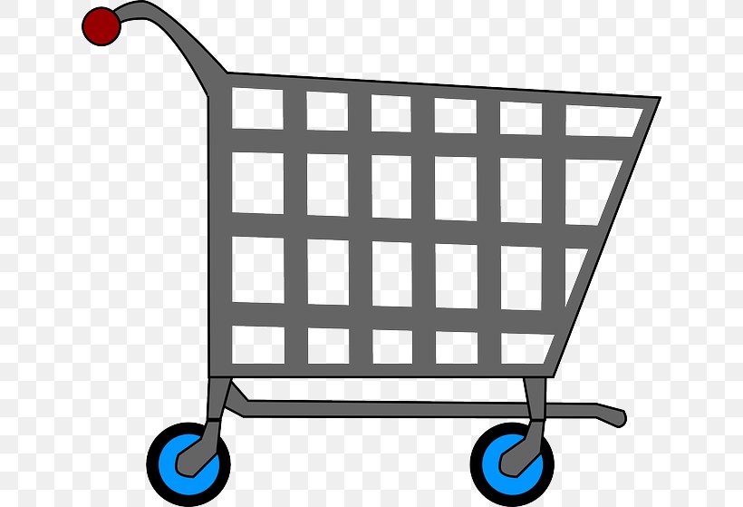 Shopping Cart Clip Art, PNG, 640x559px, Shopping Cart, Area, Black And White, Grocery Store, Royaltyfree Download Free