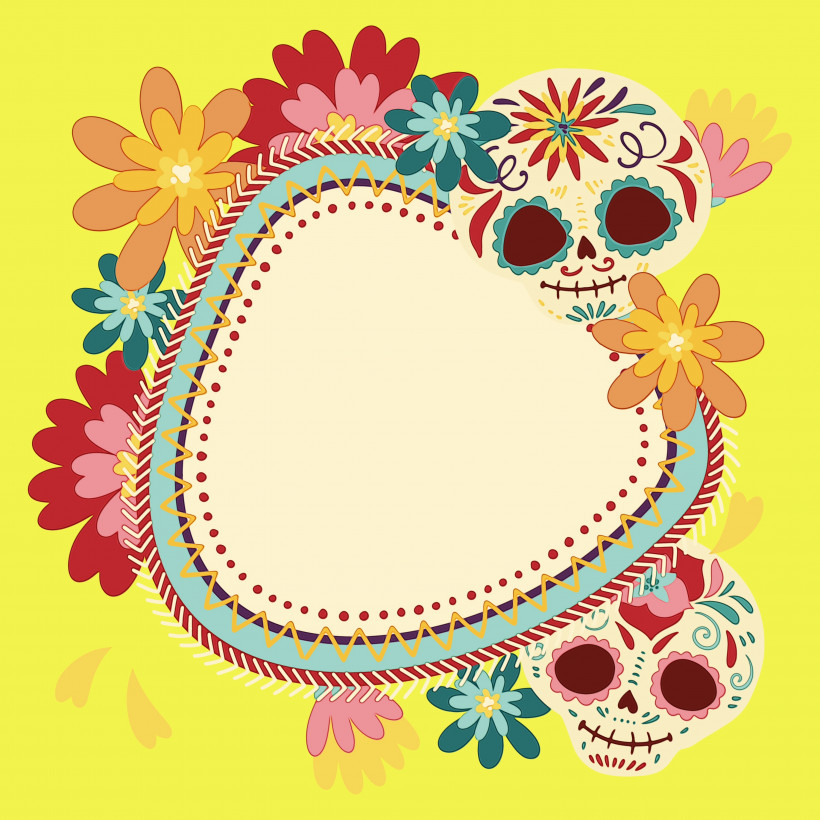 Floral Design, PNG, 3000x3000px, Mexican Elements, Floral Design, Line, Meter, Paint Download Free