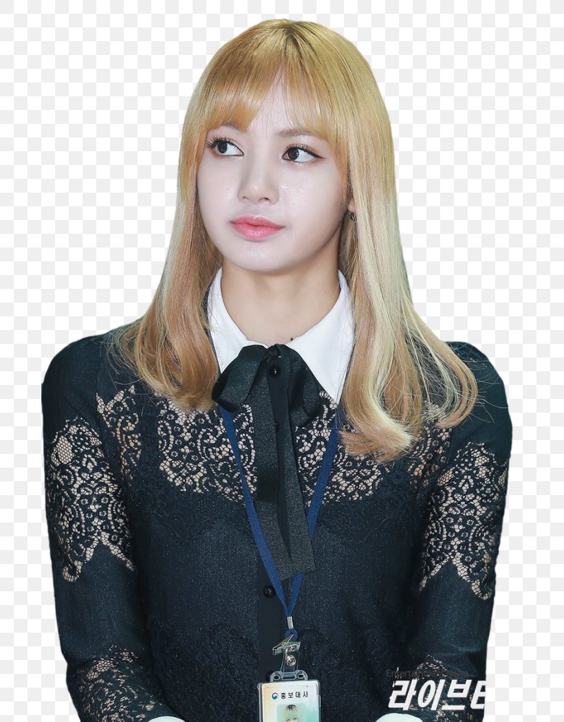 Lisa BLACKPINK Blond 인천본부세관 Incheon International Airport, PNG, 700x1050px, Lisa, Bangs, Blackpink, Blond, Blouse Download Free