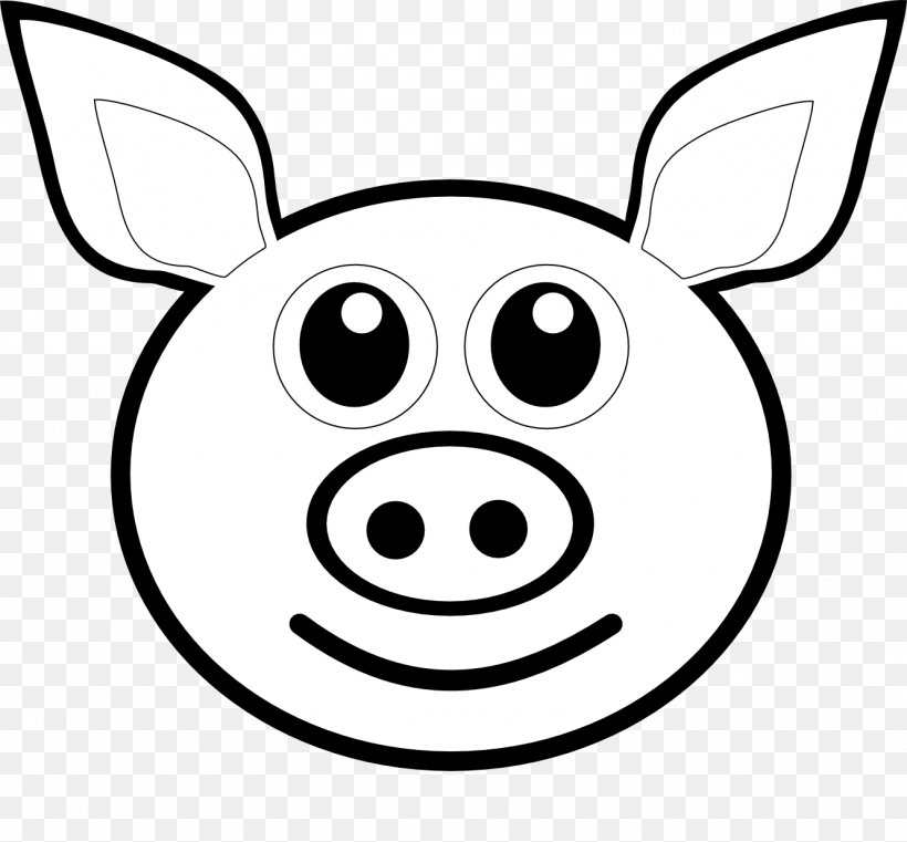 Miniature Pig Coloring Book Drawing Child Clip Art, PNG, 1331x1236px, Miniature Pig, Adult, Black And White, Can Stock Photo, Cartoon Download Free