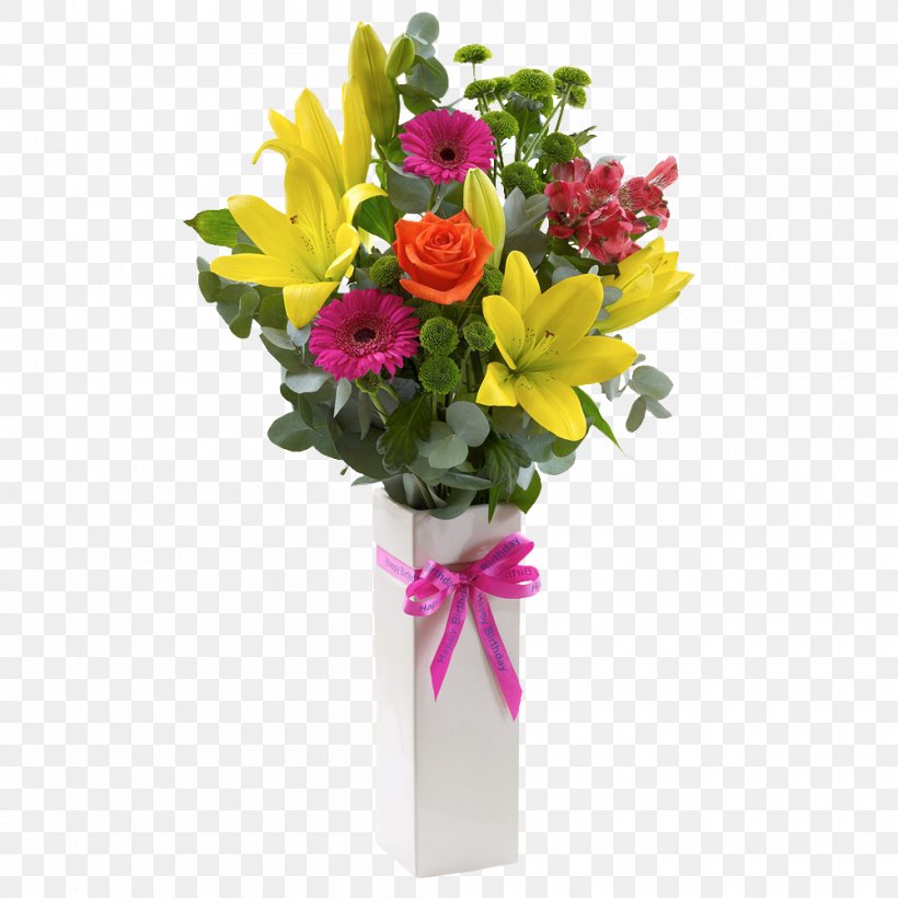 Vase Birthday Gift Flower Bouquet, PNG, 1000x1000px, Vase, Artificial Flower, Balloon, Birthday, Ceramic Download Free