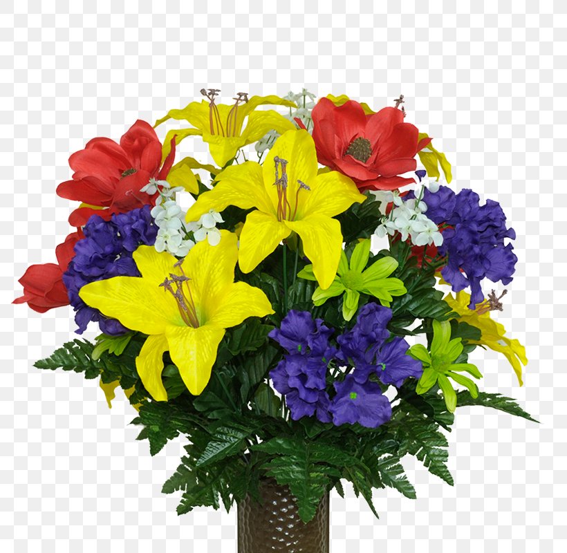 Floral Design Yellow Cut Flowers Flower Bouquet, PNG, 800x800px, Floral Design, Annual Plant, Artificial Flower, Blue, Cut Flowers Download Free