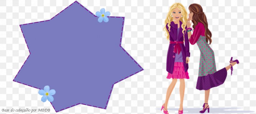 Gossip Cartoon Barbie Animated Film Clip Art, PNG, 900x400px, Watercolor, Cartoon, Flower, Frame, Heart Download Free