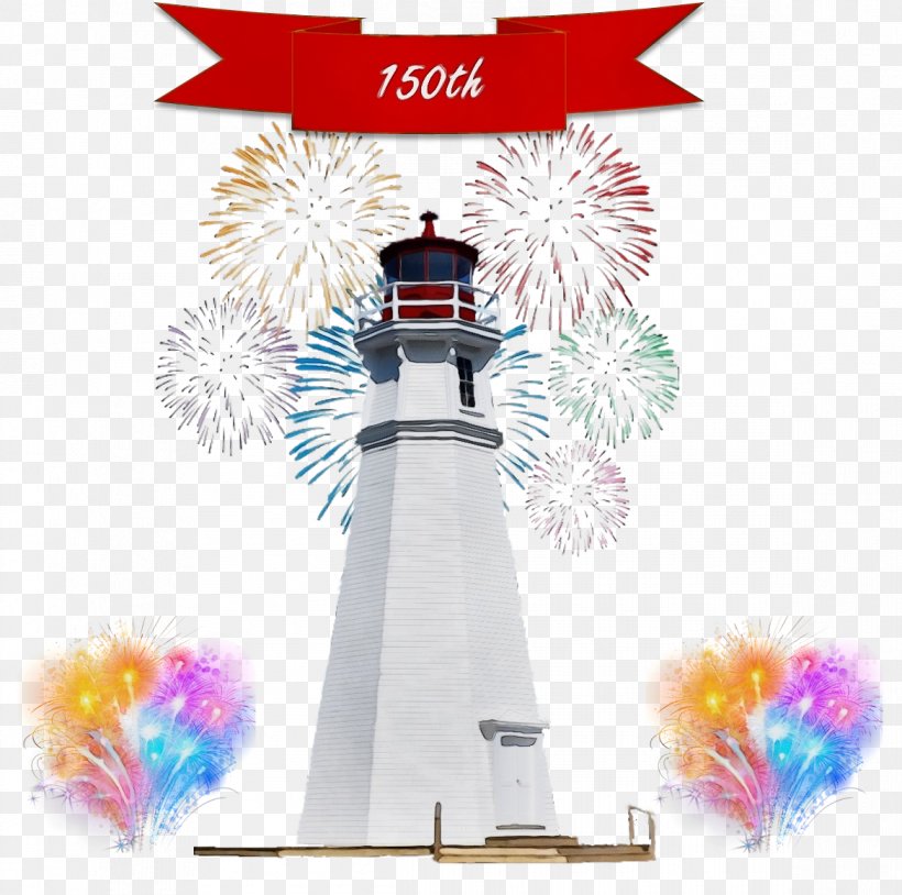Independence Day Cartoon, PNG, 1169x1161px, Fireworks, Fire, Independence Day, Lighthouse, Lighthouse Keeper Download Free