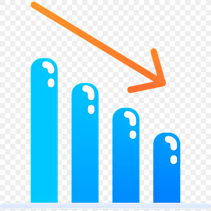 Investment Down - Decreasing Bar Graph With Arrow, PNG, 2048x2048px ...