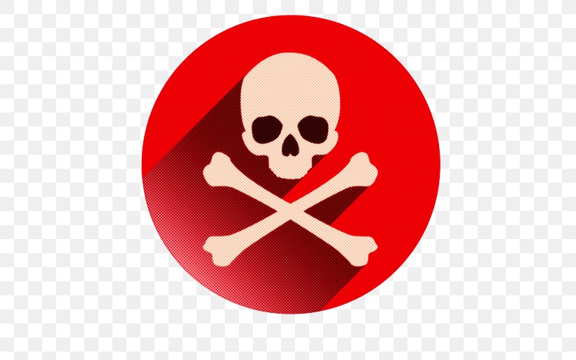 Red Skull Bone Symbol Circle, PNG, 512x512px, Red, Bone, Flag, Logo, Sign Download Free