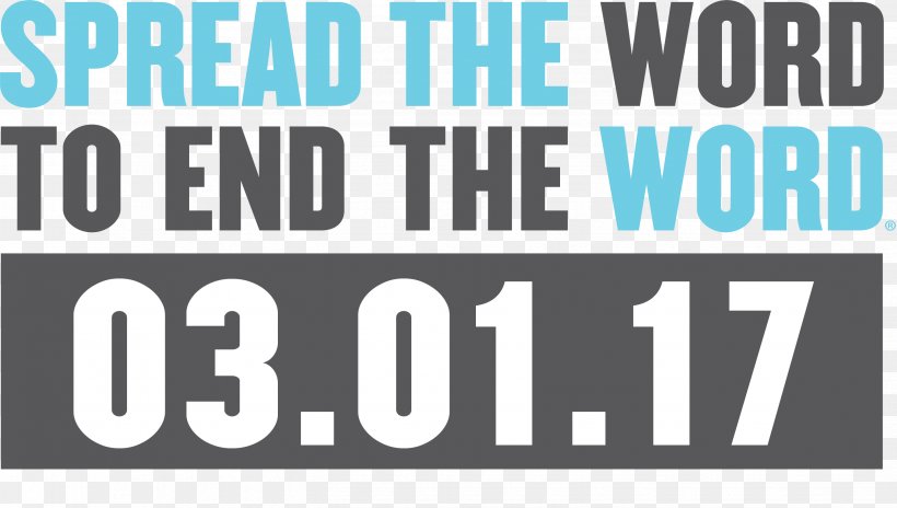 Spread The Word To End The Word Retard Special Olympics Respect, PNG, 2854x1615px, Spread The Word To End The Word, Action, Area, Banner, Blue Download Free