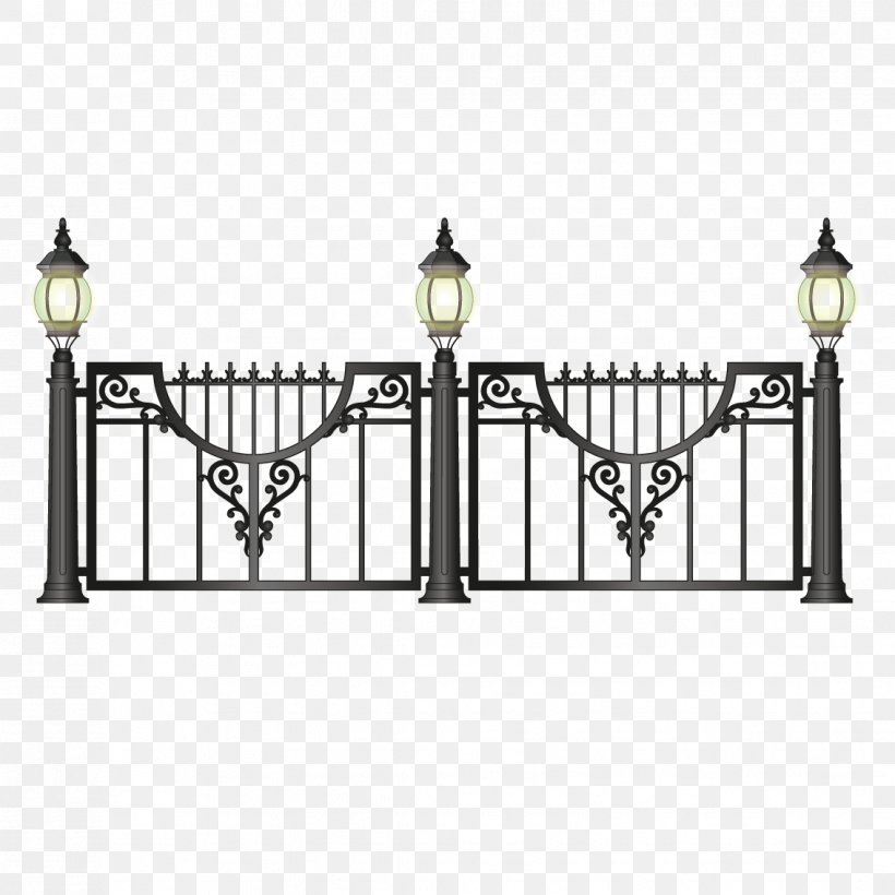 Street Light Fence Lantern, PNG, 1134x1134px, Light, Black And White, Chandelier, Electric Fence, Electric Light Download Free