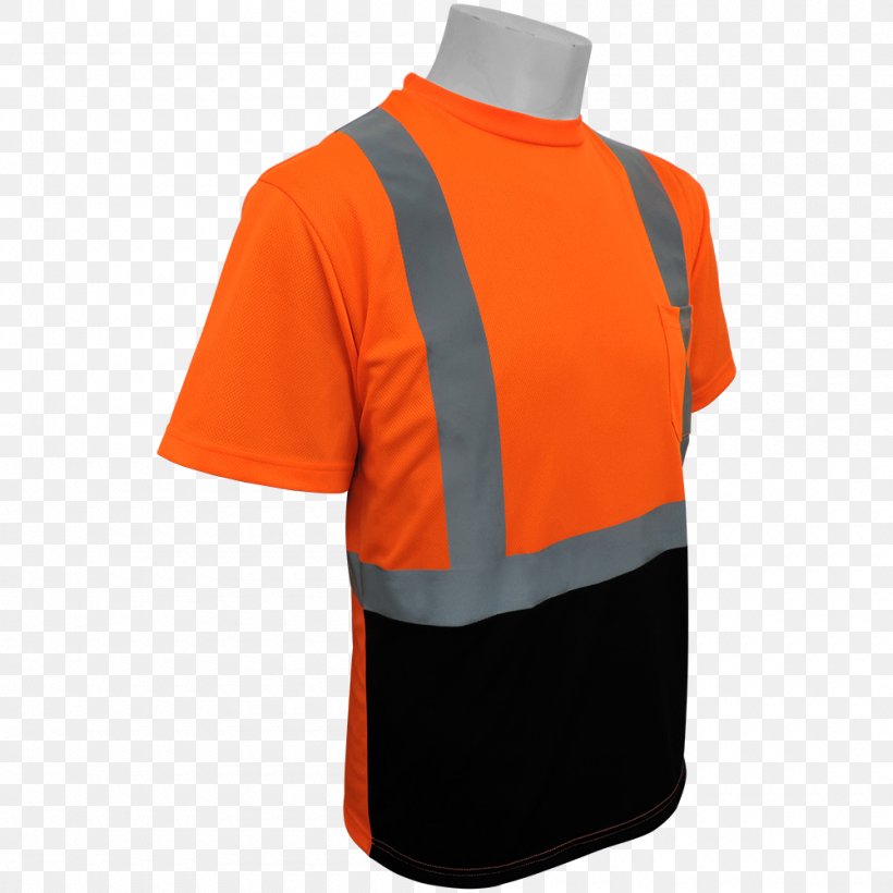 T-shirt Jersey Sleeve Safety Orange, PNG, 1000x1000px, Tshirt, Clothing, Glove, Highvisibility Clothing, Jersey Download Free