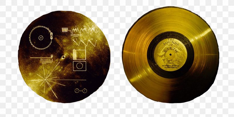 Voyager Program Voyager Golden Record Voyager 1 Space Probe Phonograph Record, PNG, 1800x900px, Voyager Program, Brass, Carl Sagan, Compact Disc, Extraterrestrial Life Download Free