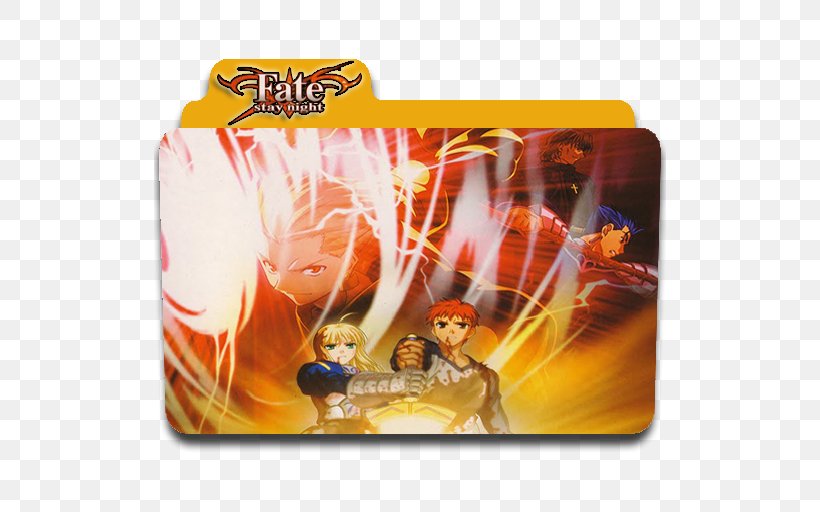 Fate/stay Night Import DVD, PNG, 512x512px, Fatestay Night, Dvd, Fate, Import, Orange Download Free