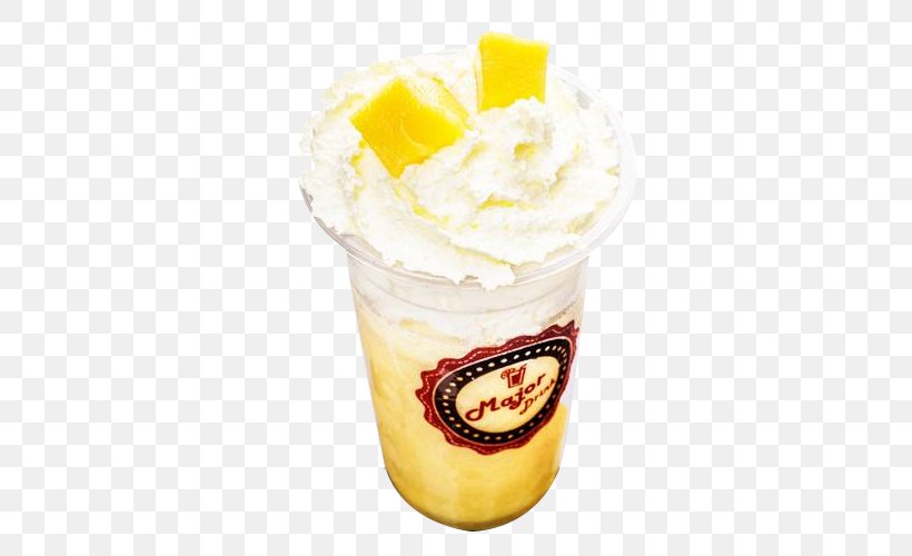 Ice Cream Sundae Milkshake Tea Smoothie, PNG, 500x500px, Ice Cream, Cream, Dairy Product, Dessert, Drink Download Free