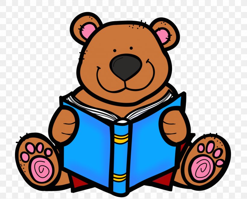 Reading Bear Free Content Clip Art, PNG, 1370x1105px, Watercolor, Cartoon, Flower, Frame, Heart Download Free
