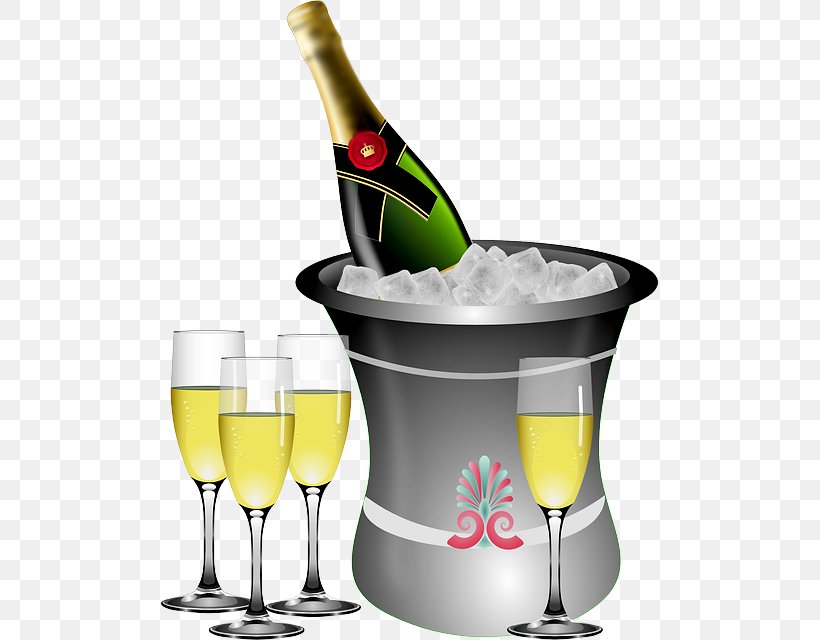 Champagne New Year's Day New Year's Eve Clip Art, PNG, 497x640px, Champagne, Alcoholic Beverage, Alcoholic Drink, Bottle, Champagne Glass Download Free