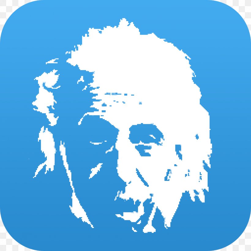 Albert Einstein T-shirt Theory Of Relativity Relativity: The Special And The General Theory, PNG, 1024x1024px, Albert Einstein, Area, Blue, General Relativity, Head Download Free
