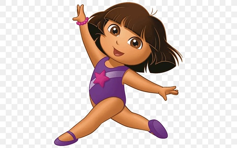 Dora The Explorer Fantastic Gymnastics Nick Jr. Image, PNG, 512x512px, Dora The Explorer, Animated Cartoon, Animation, Art, Birthday Download Free