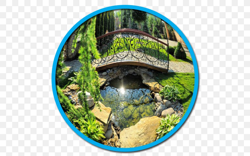 Garden Fish Pond Landscape Design, PNG, 512x512px, Garden, Aquarium, Aquatic Plant, Back Garden, Bridge Download Free