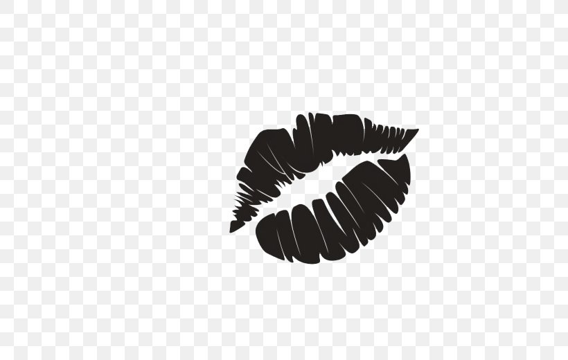 Lip Euclidean Vector Clip Art, PNG, 550x520px, Lip, Black, Black And White, Drawing, Kiss Download Free