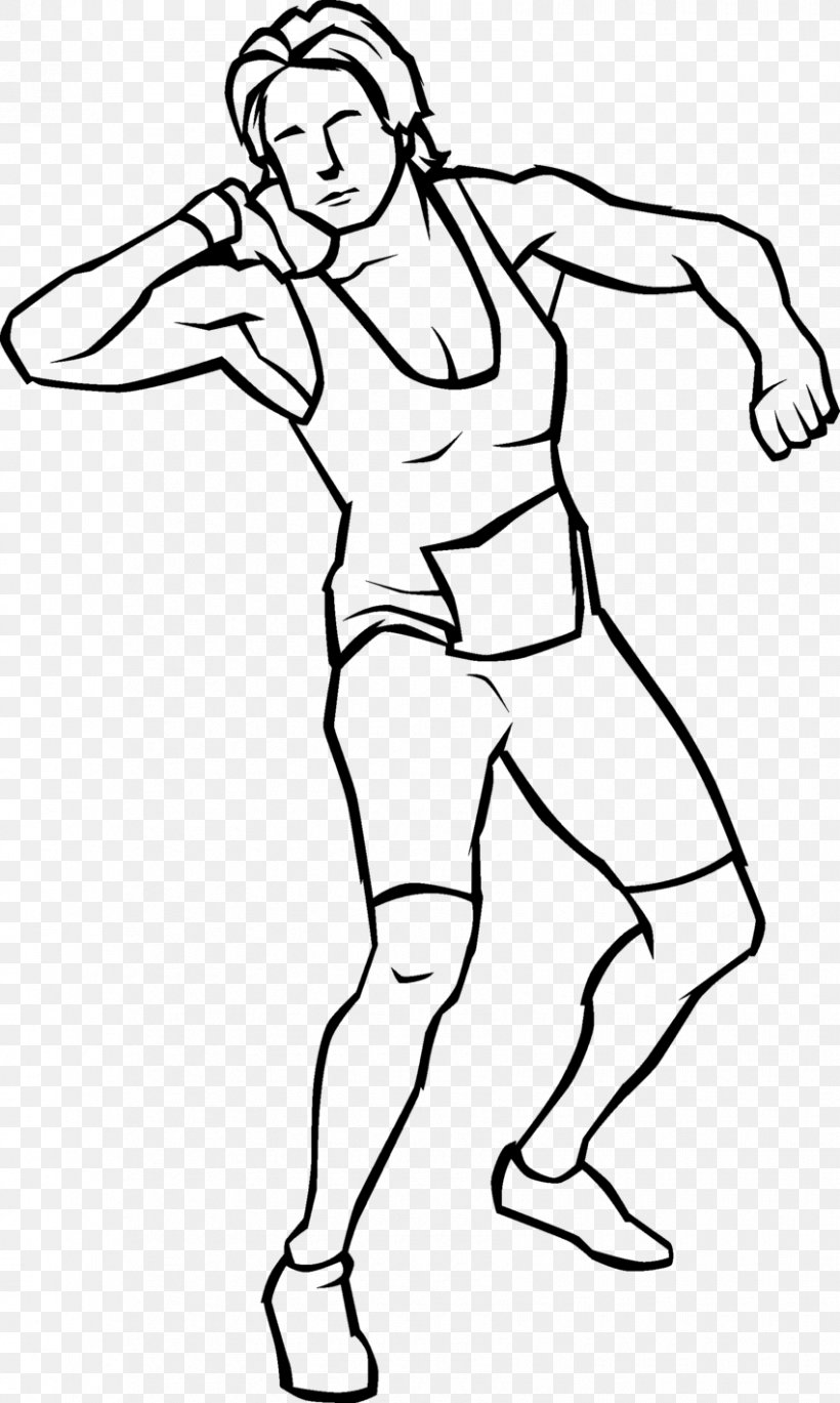 Shot Put Drawing Track & Field Clip Art, PNG, 850x1420px, Shot Put, Area, Arm, Art, Black Download Free