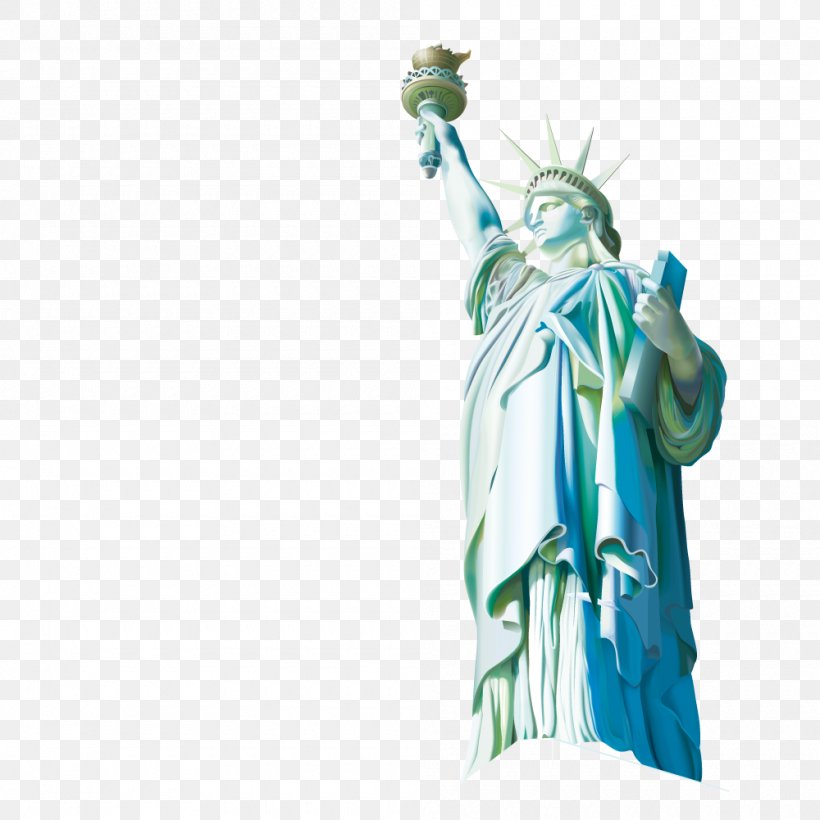Statue Of Liberty Illustration, PNG, 1000x1001px, Statue Of Liberty, Cartoon, Fictional Character, Figurine, Liberty Download Free