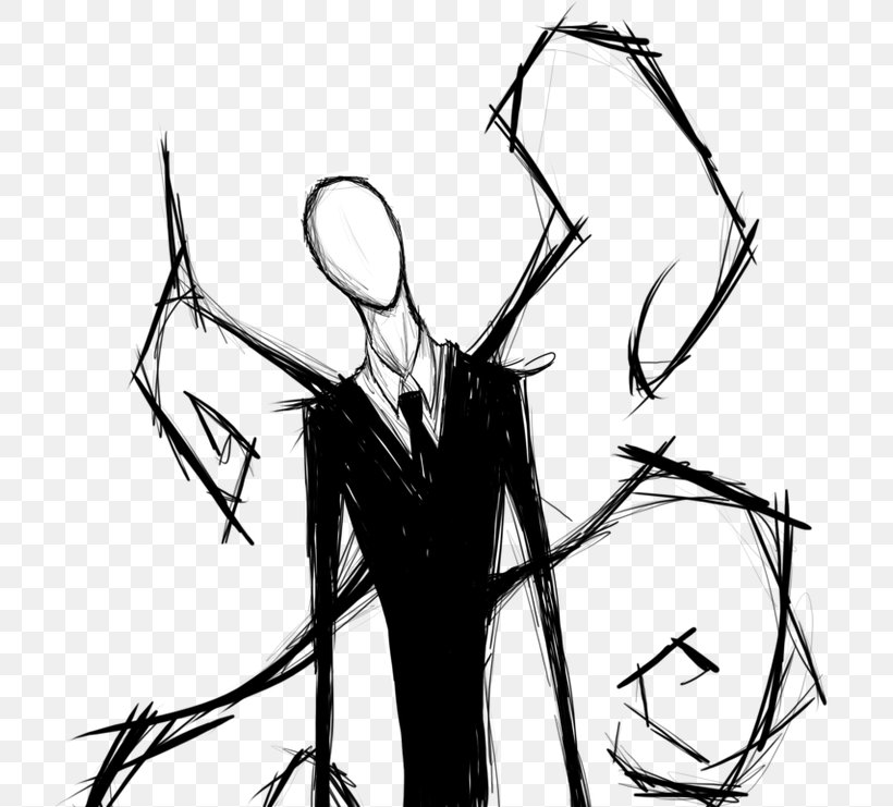 Slenderman Slender: The Eight Pages Fan Art Drawing, PNG, 768x741px, Slenderman, Art, Artwork, Black And White, Branch Download Free