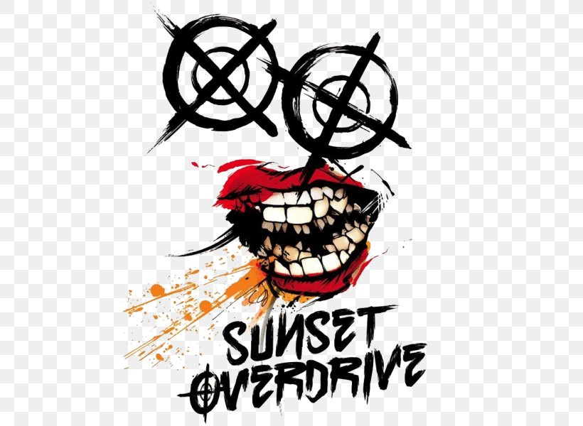 Sunset Overdrive Xbox One Insomniac Games Ratchet & Clank Video Game, PNG, 600x600px, Sunset Overdrive, Art, Artwork, Brand, Concept Art Download Free