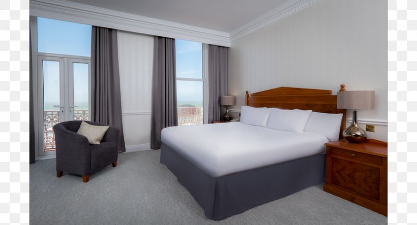 Hilton Brighton Metropole Hove Hilton Hotels & Resorts Hilton Belfast, PNG, 830x450px, Hilton Brighton Metropole, Bed And Breakfast, Bed Frame, Bedroom, Brighton Download Free