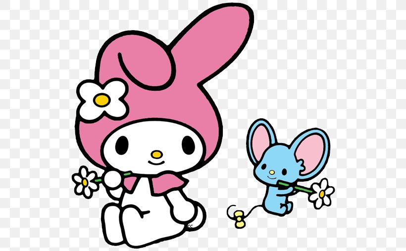 My Melody Hello Kitty Character Clip Art, PNG, 548x507px, Watercolor, Cartoon, Flower, Frame, Heart Download Free