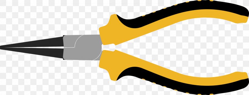 Needle-nose Pliers Clip Art, PNG, 2400x918px, Pliers, Image File Formats, Needlenose Pliers, Roundnose Pliers, Symbol Download Free