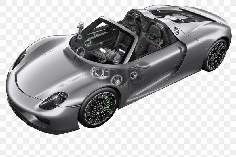 2015 Porsche 918 Spyder Base W/Weissach Package Sports Car McLaren P1, PNG, 1200x800px, Porsche, Automotive Design, Automotive Exterior, Black And White, Brand Download Free