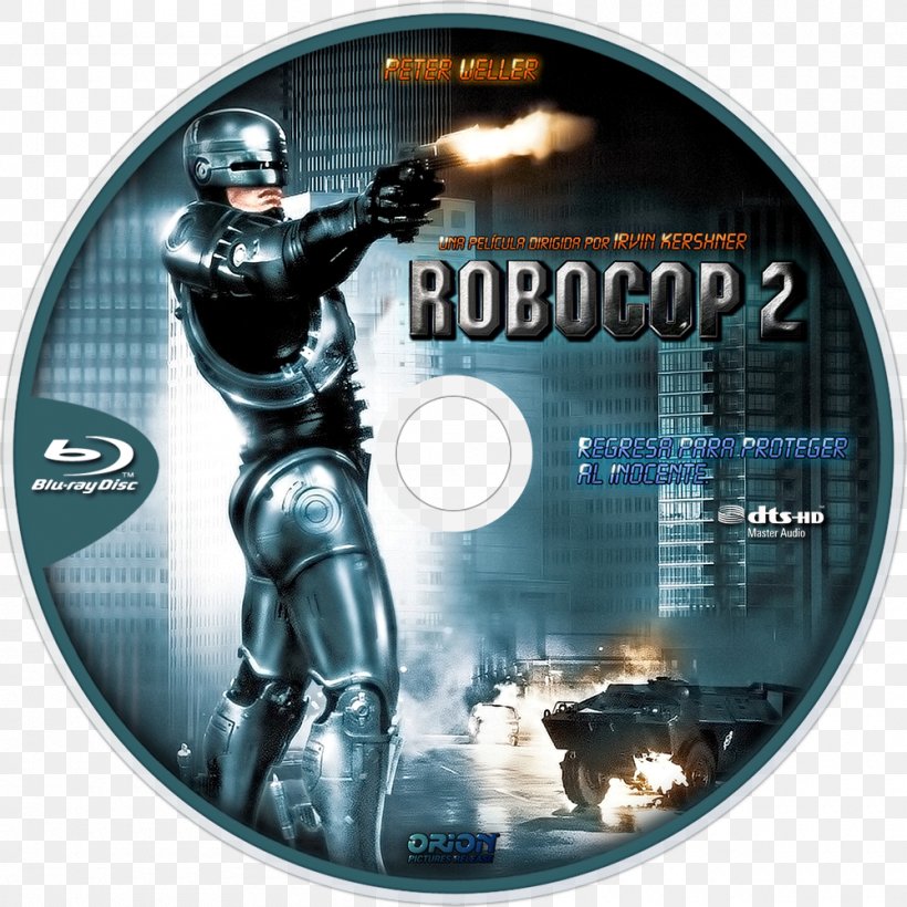 RoboCop Blu-ray Disc Film Thriller DVD, PNG, 1000x1000px, Robocop, Action Film, Bluray Disc, Dvd, Film Download Free