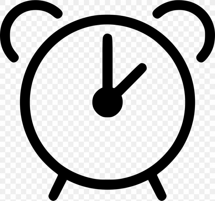 Alarm Clocks Clip Art, PNG, 980x916px, Alarm Clocks, Clock, Line Art, Retro Alarm Clock, Symbol Download Free