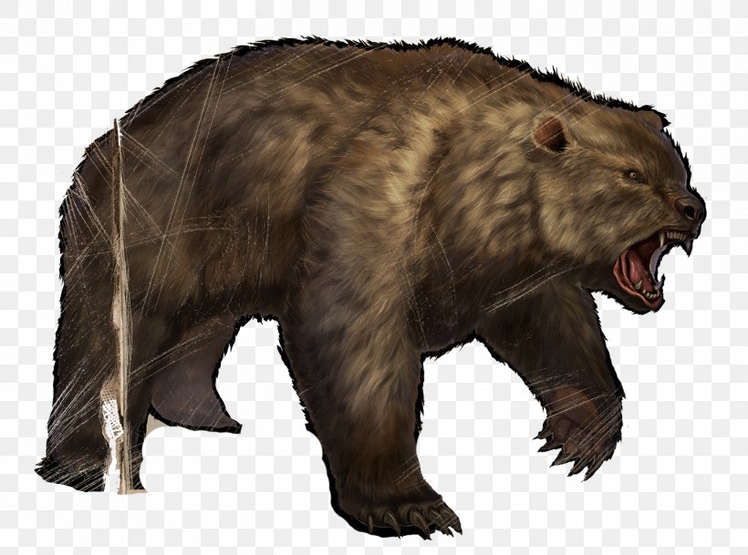 ARK: Survival Evolved Bear Carnotaurus Giganotosaurus Baryonyx, PNG, 1366x1016px, Ark Survival Evolved, Argentavis Magnificens, Baryonyx, Bear, Beaver Download Free