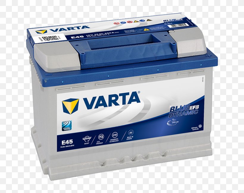 Car VARTA Automotive Battery Electric Battery Rechargeable Battery, PNG, 650x650px, Car, Alternator, Ampere, Ampere Hour, Auto Part Download Free