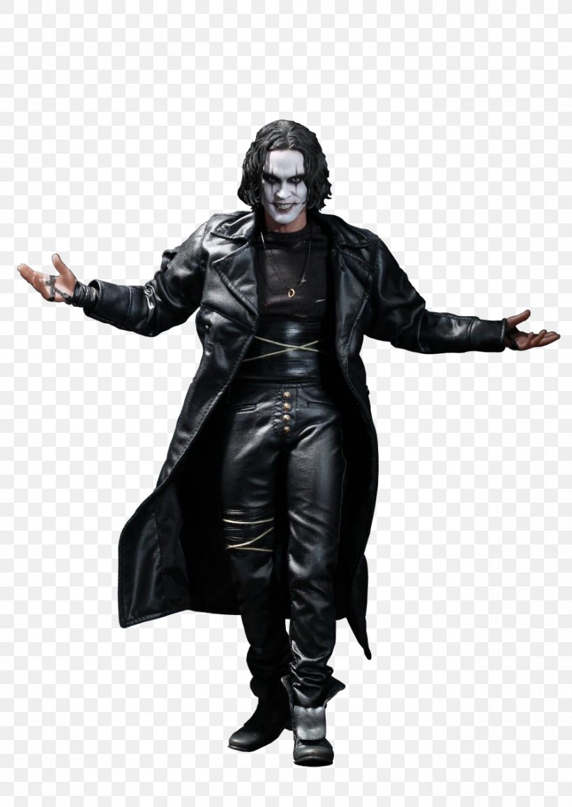 Eric Draven Action & Toy Figures National Entertainment Collectibles Association Hot Toys Limited Trench Coat, PNG, 894x1261px, Watercolor, Cartoon, Flower, Frame, Heart Download Free
