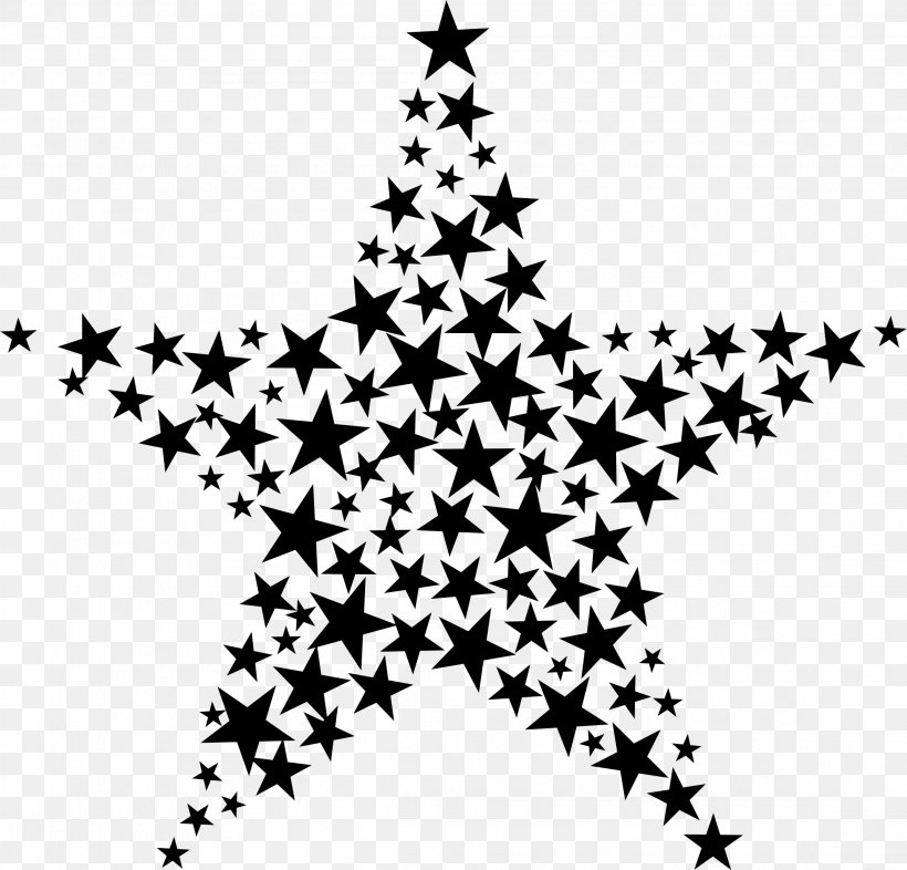Fractal Art Star Clip Art, PNG, 2298x2204px, Fractal, Black, Black And White, Christmas, Christmas Decoration Download Free