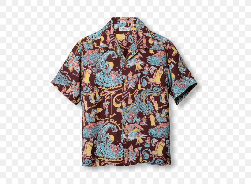 Sleeve T-shirt Waikiki Aloha Shirt, PNG, 500x600px, Sleeve, Aloha Shirt, Blouse, Button, Clothing Download Free