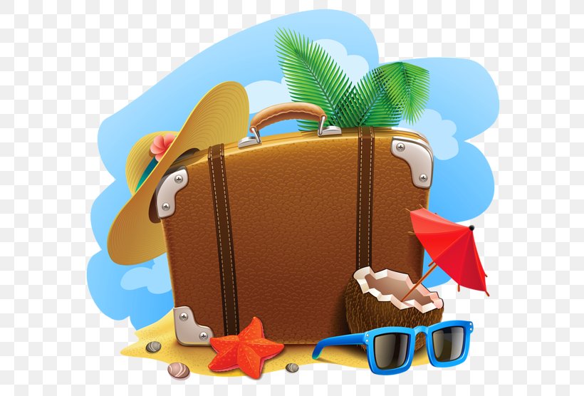 Travel Vacation Clip Art, PNG, 600x556px, Travel, Bag, Baggage, Orange, Suitcase Download Free