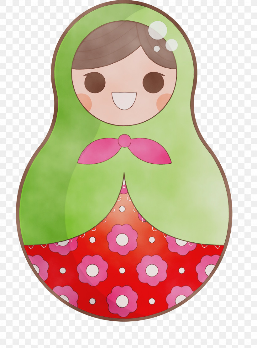 Christmas Ornament, PNG, 2216x3000px, Colorful Russian Doll, Cartoon, Christmas Day, Christmas Ornament, Green Download Free