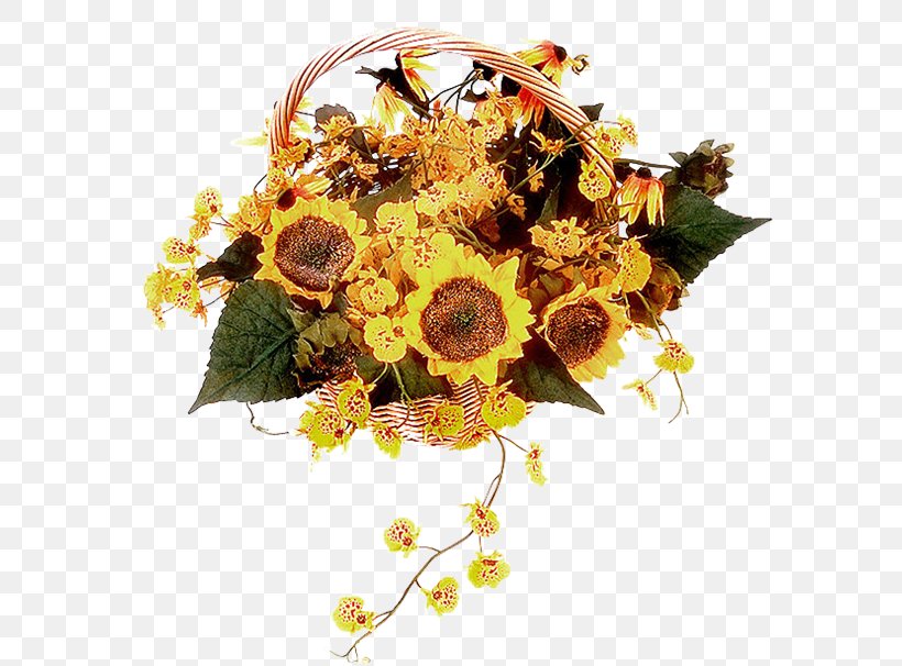 Floral Design Common Sunflower Vase With Three Sunflowers Cut Flowers, PNG, 600x606px, Floral Design, Artificial Flower, Common Daisy, Common Sunflower, Cut Flowers Download Free