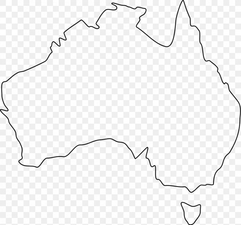 Blank Map Australia Clip Art, PNG, 900x839px, Blank Map, Area, Australia, Black, Black And White Download Free
